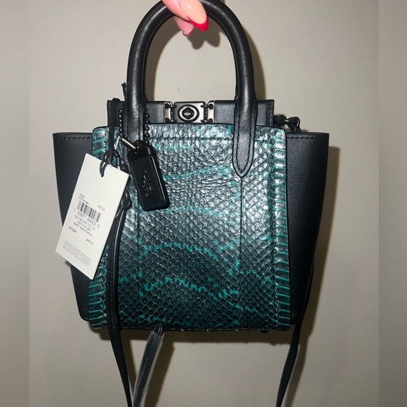Coach bag with genuine snakeskin - Picture 8 of 8